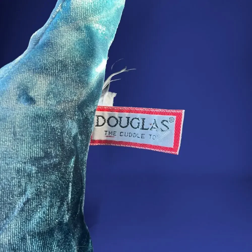 Douglas The Cuddle Toy JADE The Blue Dragon Metallic Plush 14” Fairy Imagination